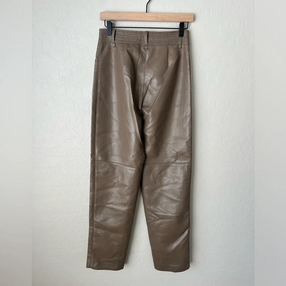 Aritizia Wilfred faux leather high rise pants 6 - Picture 7 of 13